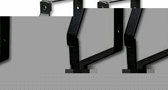 Clevatek Pike amp; Co Technologies GB LADDER BRACKET, BLACK (PK2) [Pack of 2] - Min 3yr Cleva Warranty